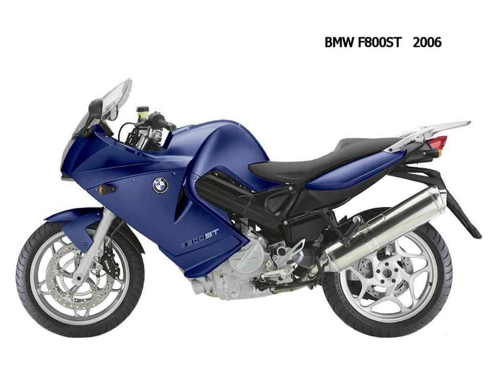 BMW F800ST 2006 motorbike A4 Photo Print