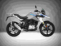BMW G 310 GS 2017 1 motorbike A4 Photo Print