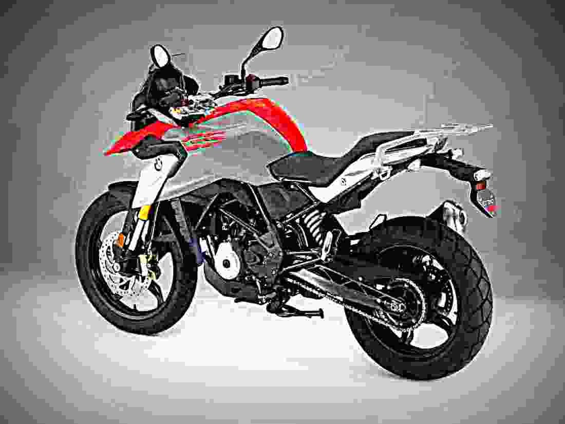 BMW G 310 GS 2017 2 motorbike A4 Photo Print