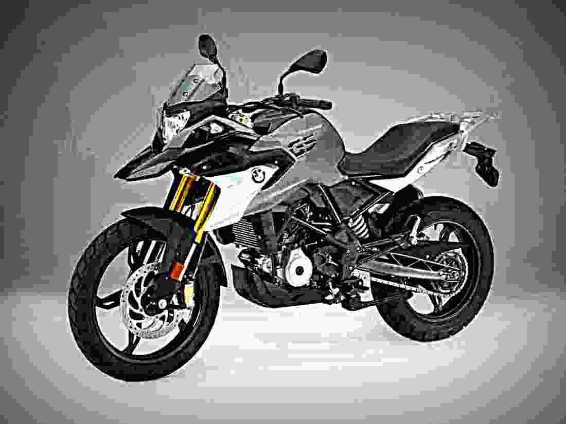 BMW G 310 GS 2017 4 motorbike A4 Photo Print