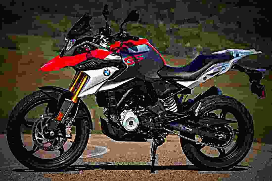 BMW G 310 GS 2018 4 motorbike A4 Photo Print