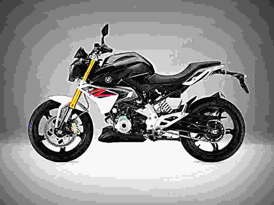 BMW G 310 R 2018 2 motorbike A4 Photo Print