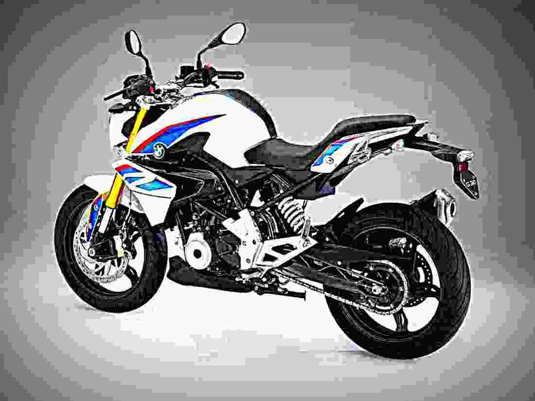BMW G 310 R 2018 4 motorbike A4 Photo Print