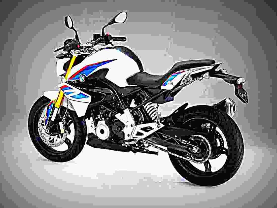 BMW G 310 R 2019 2 motorbike A4 Photo Print