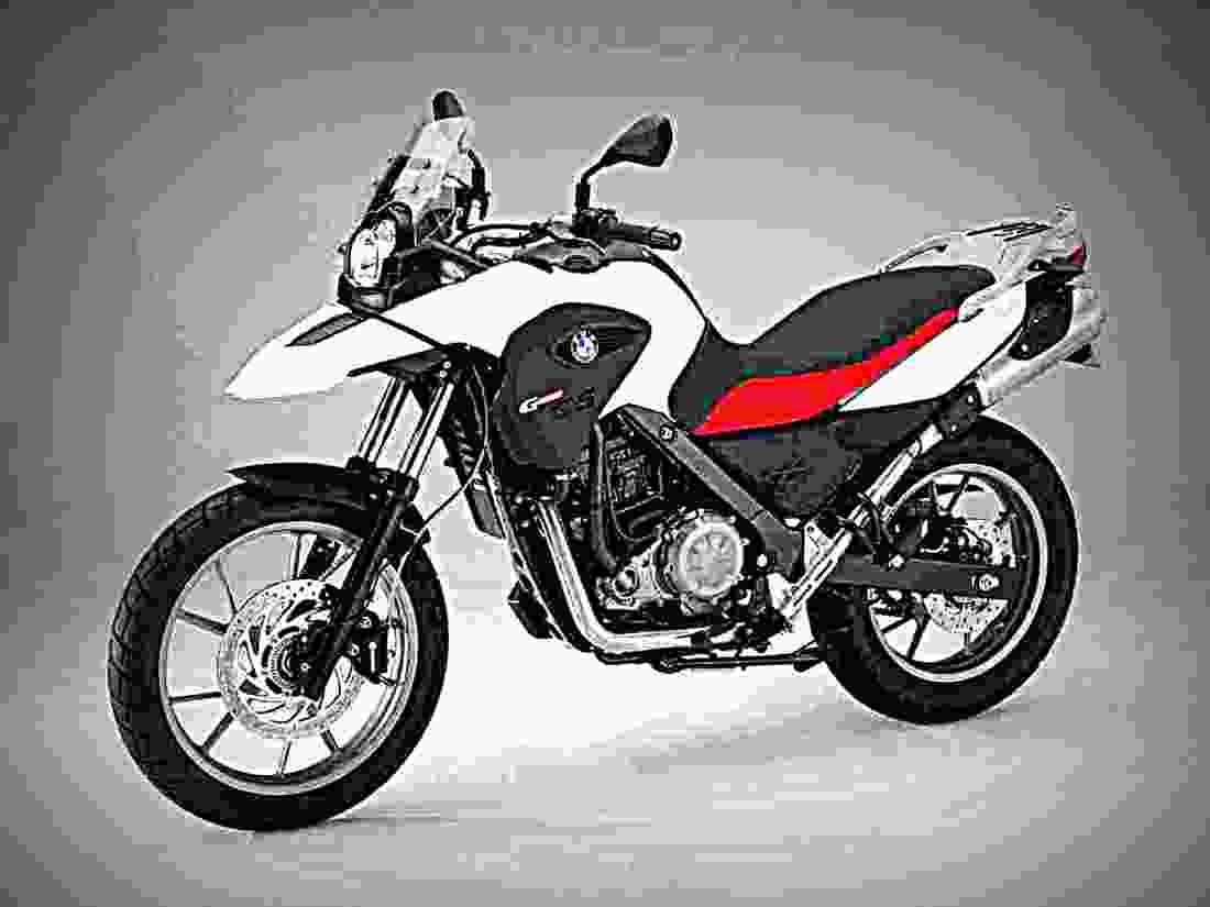 BMW G 650 GS 2017 3 motorbike A4 Photo Print