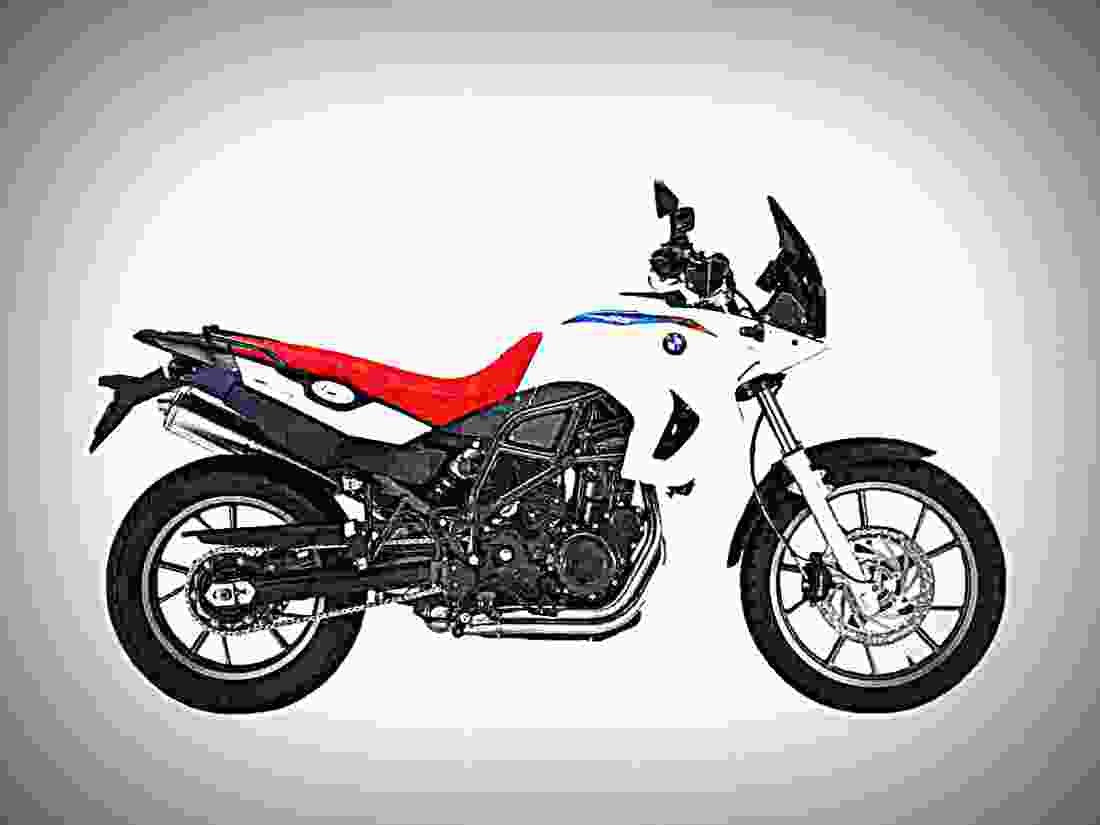 BMW G 650 GS 2017 4 motorbike A4 Photo Print
