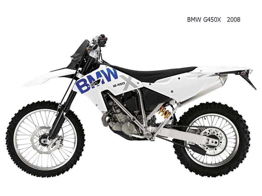 BMW G450X 2008 motorbike A4 Photo Print