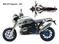 BMW HP2 Megamoto 2007 motorbike A4 Photo Print