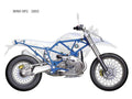 BMW HP2 naked 2005 motorbike A4 Photo Print