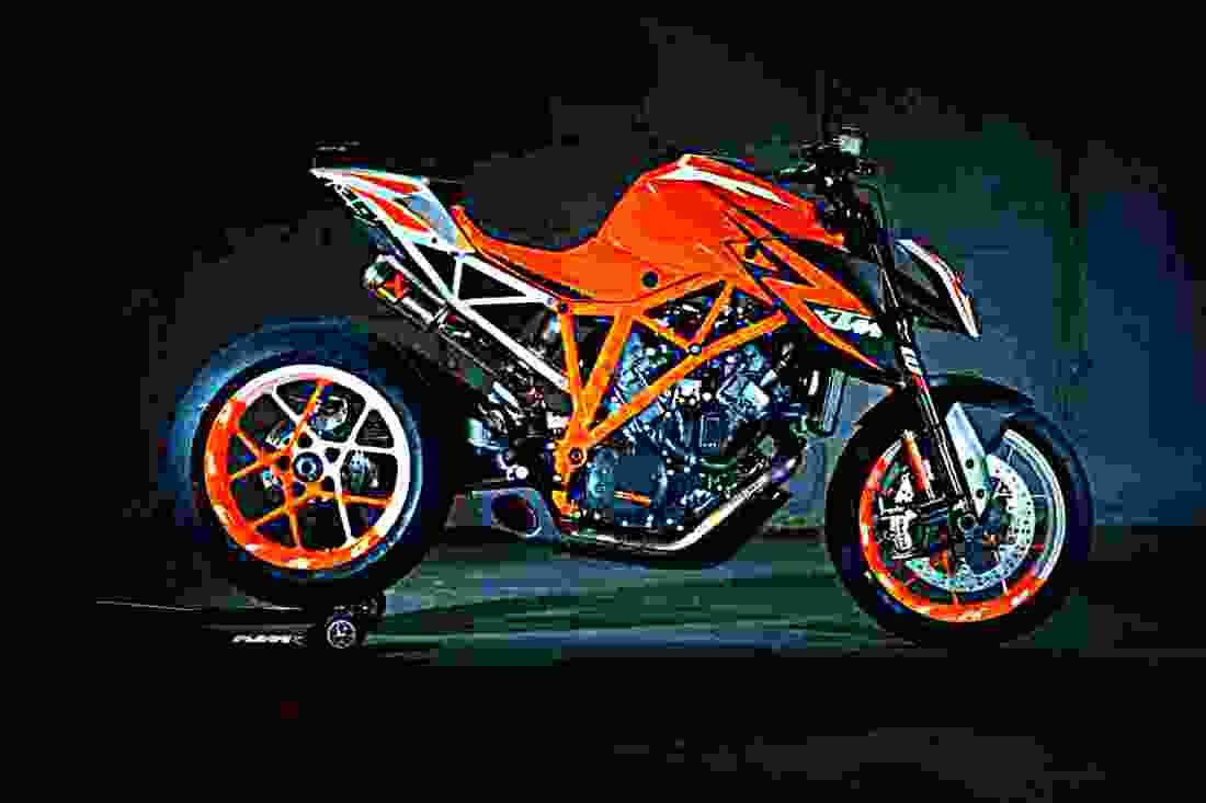 BMW HP4 1000cc 1 motorbike A4 Photo Print