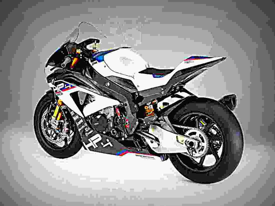 BMW HP4 Race 2019 2 motorbike A4 Photo Print