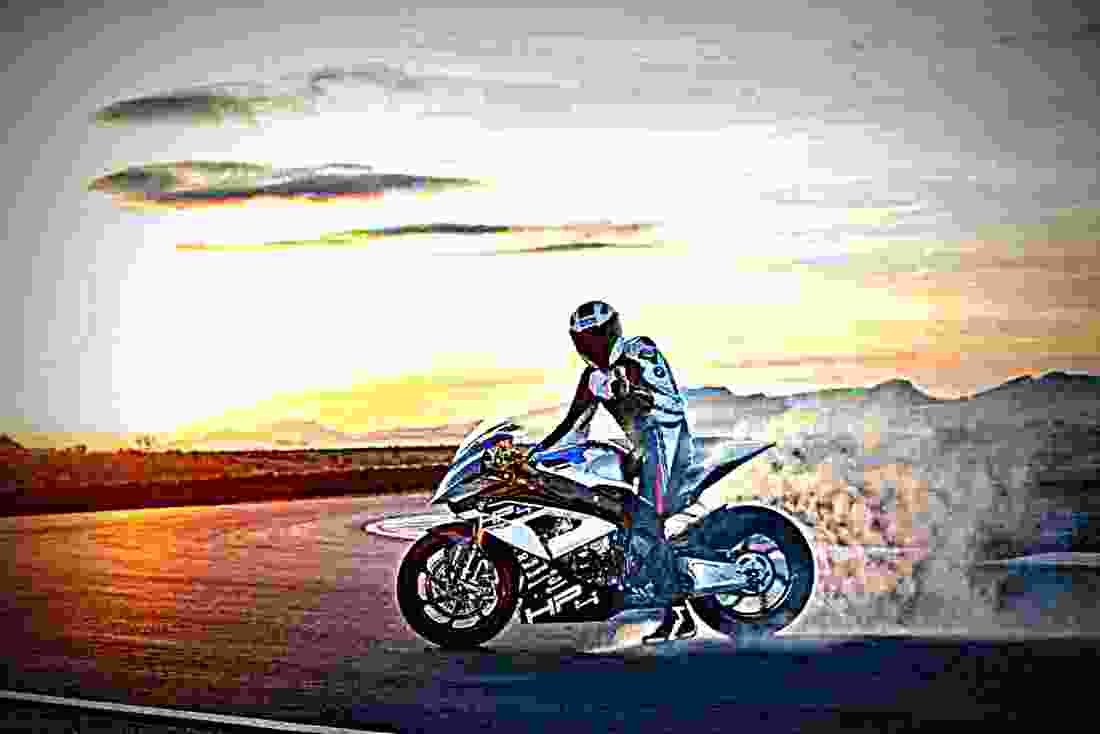 BMW HP4 Race 2019 4 motorbike A4 Photo Print