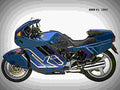 BMW K 1 1989 4 motorbike A4 Photo Print