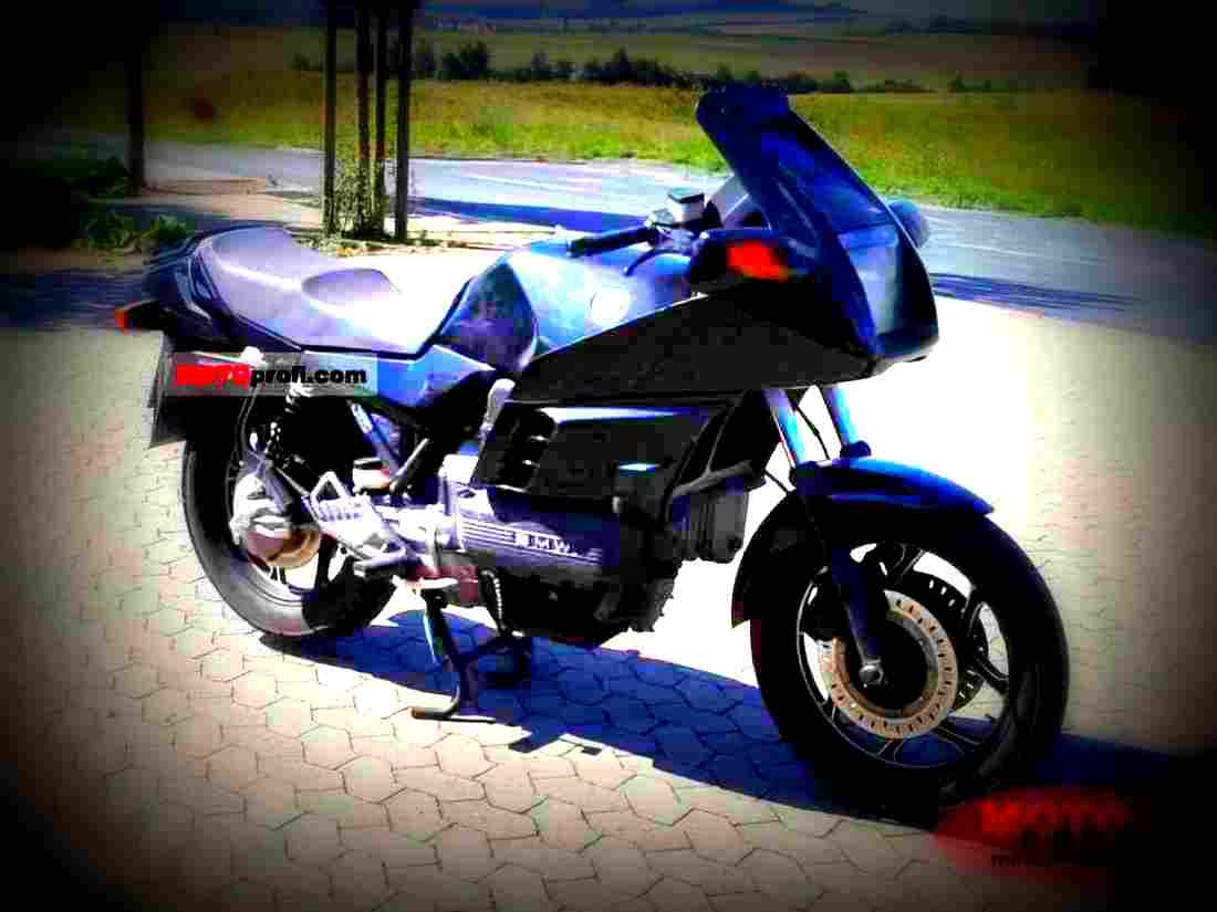 BMW K 100 1989 3 motorbike A4 Photo Print