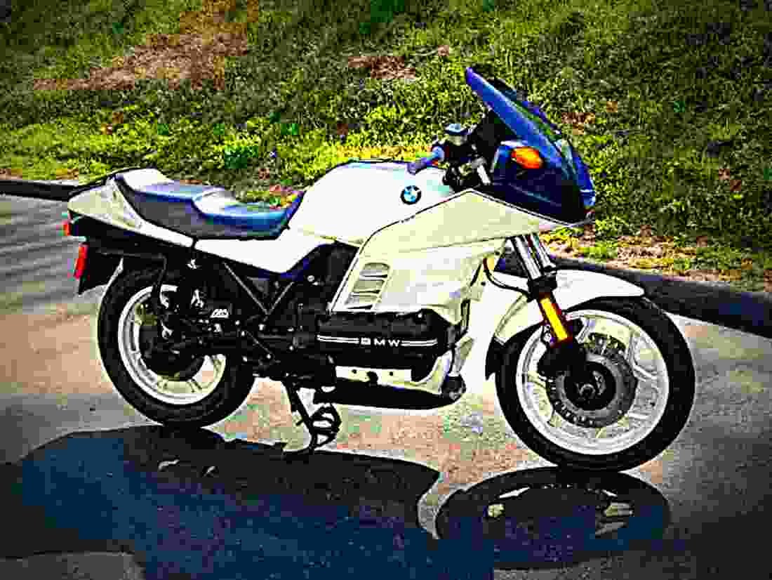 BMW K 100 1989 4 motorbike A4 Photo Print