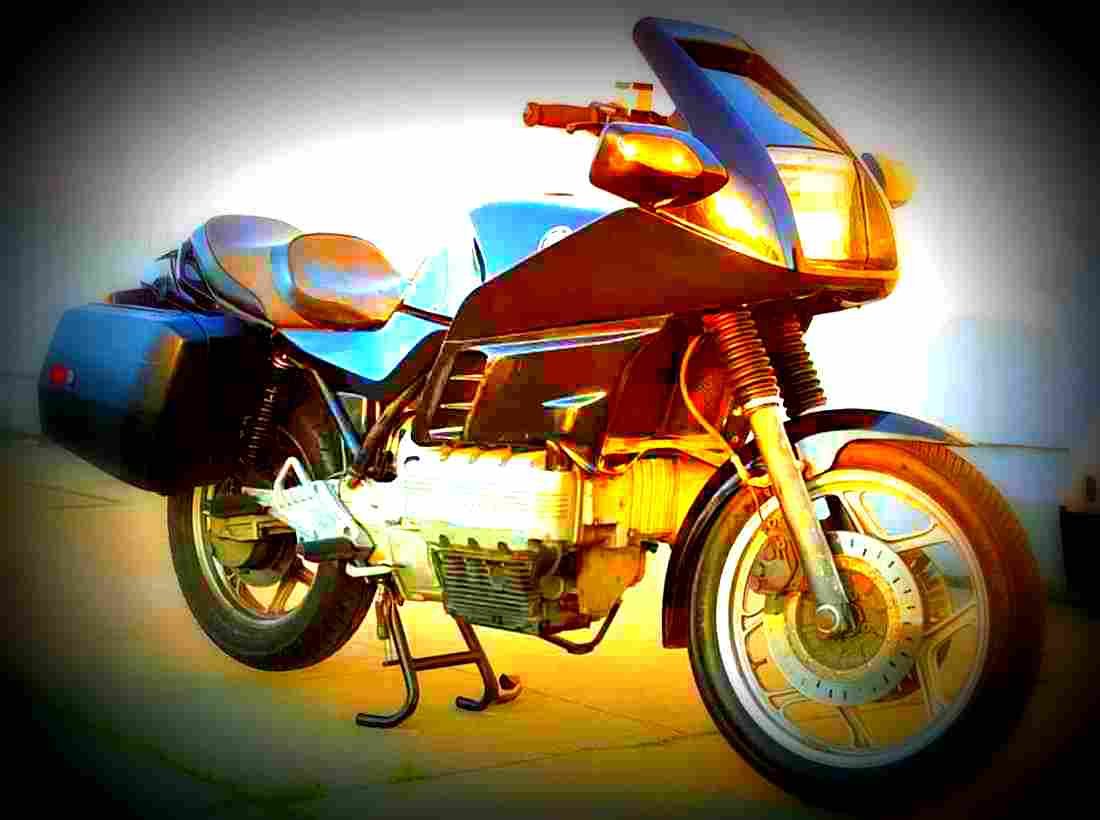 BMW K 100 LT 1987 3 motorbike A4 Photo Print