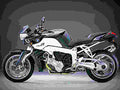 BMW K 1200 R 2005 1 motorbike A4 Photo Print