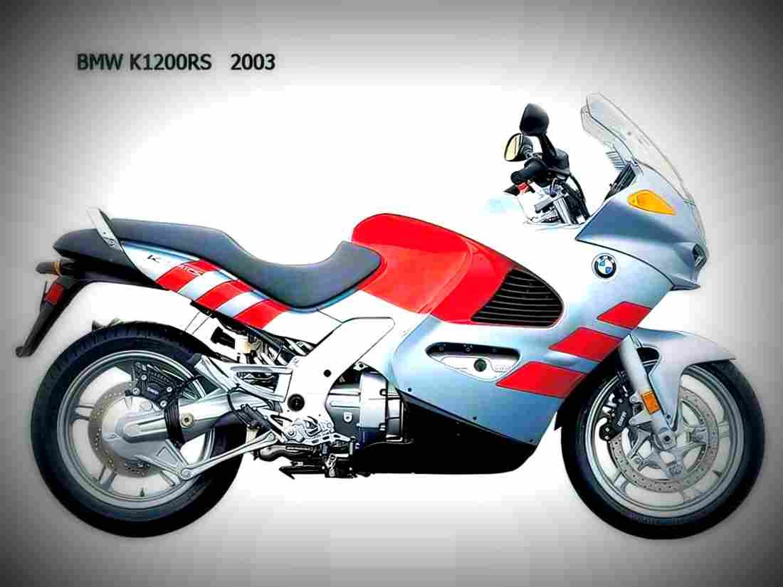 BMW K 1200 RS 1998 2 motorbike A4 Photo Print