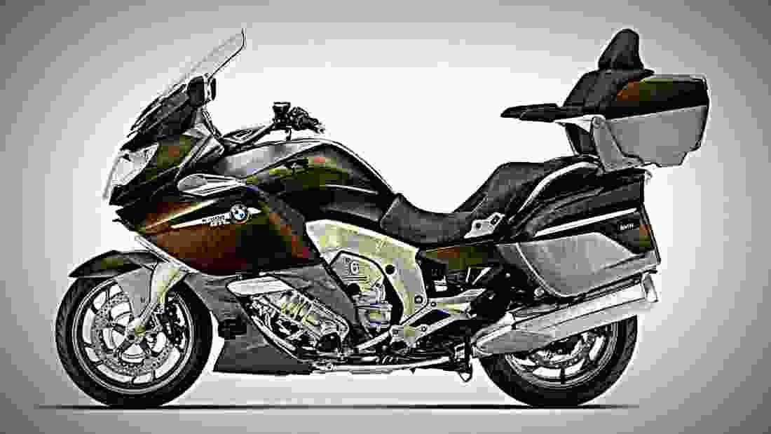 BMW K 1600 GTL Exclusive 2017 4 motorbike A4 Photo Print