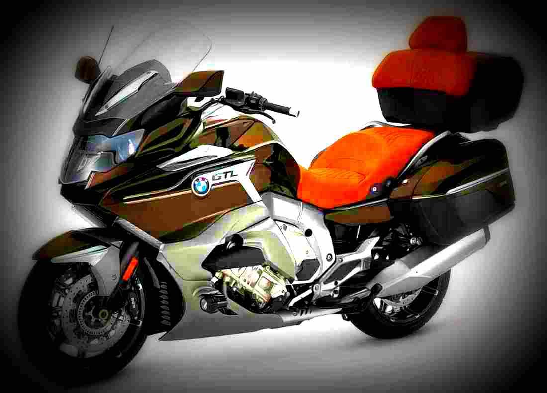 BMW K 1600 GTL LE 2018 2 motorbike A4 Photo Print