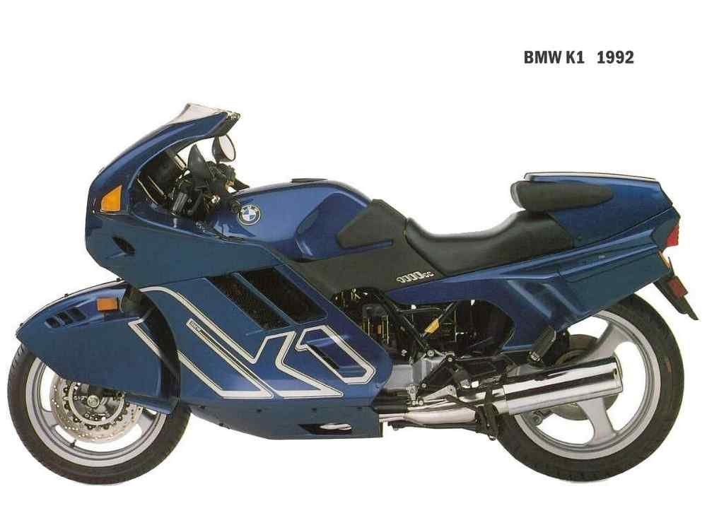 BMW K1 1992 motorbike A4 Photo Print