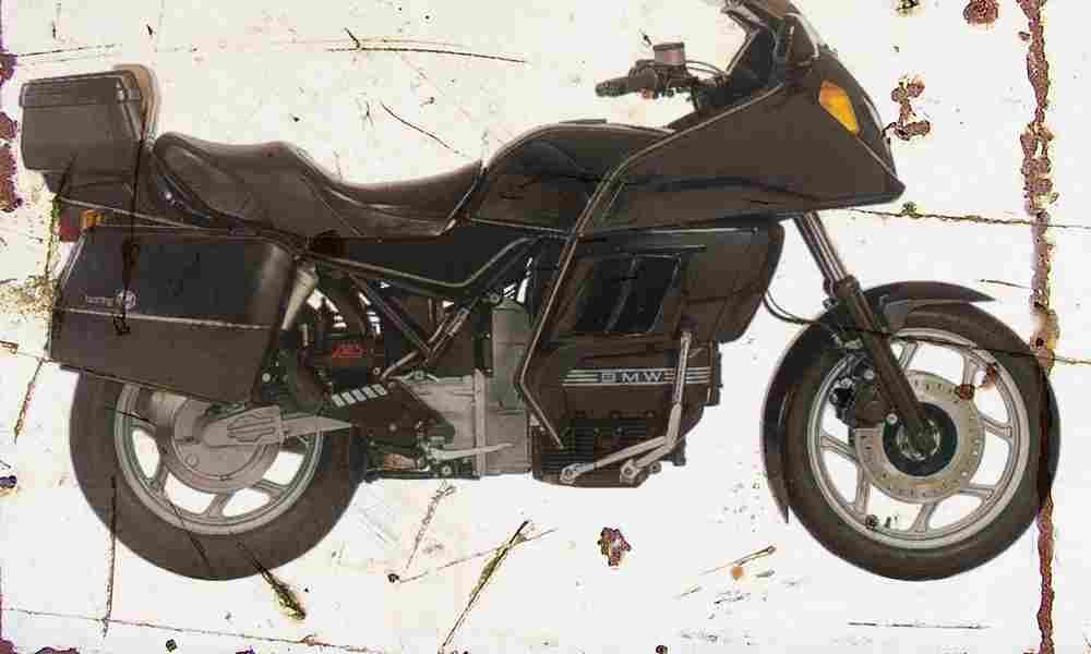 BMW K100LT 1987 Aged Vintage A4 Photo Print