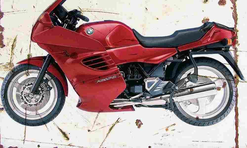 BMW K1100RS 1995 Aged Vintage A4 Photo Print