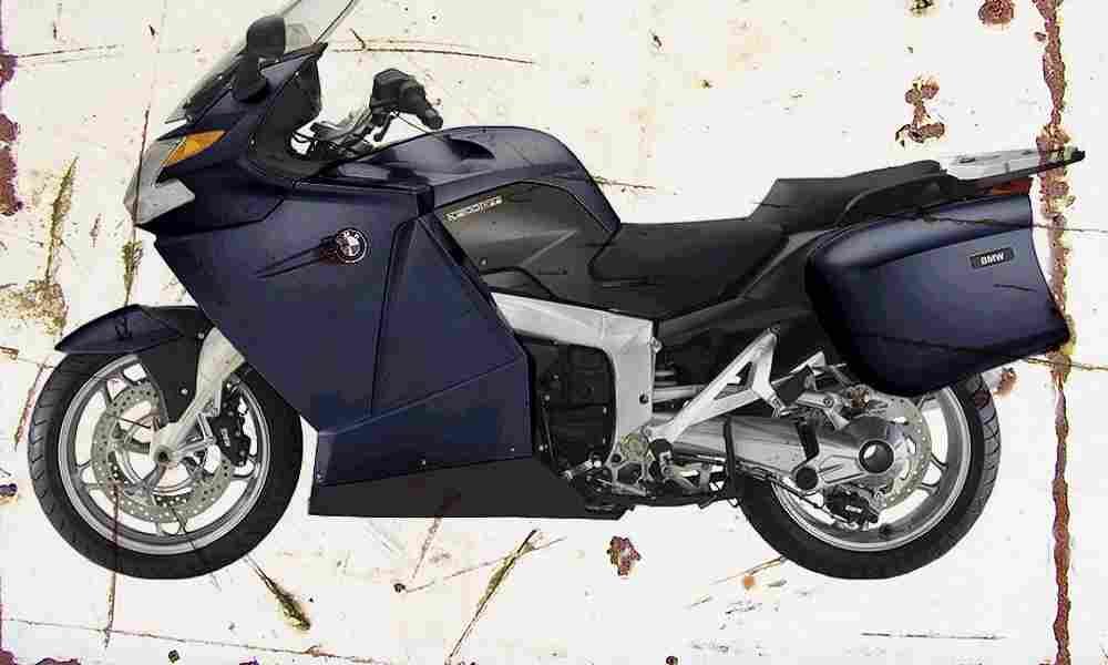 BMW K1200GT 2006 Aged Vintage A4 Photo Print