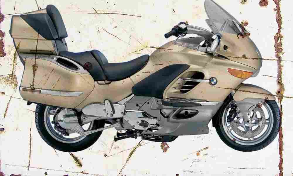 BMW K1200LT 2004 Aged Vintage A4 Photo Print
