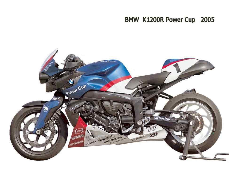 BMW K1200R PowerCup 2005 motorbike A4 Photo Print