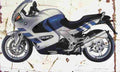 BMW K1200RS 1999 Aged Vintage A4 Photo Print