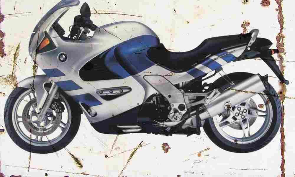 BMW K1200RS 1999 Aged Vintage A4 Photo Print