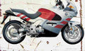 BMW K1200RS 2003 Aged Vintage A4 Photo Print