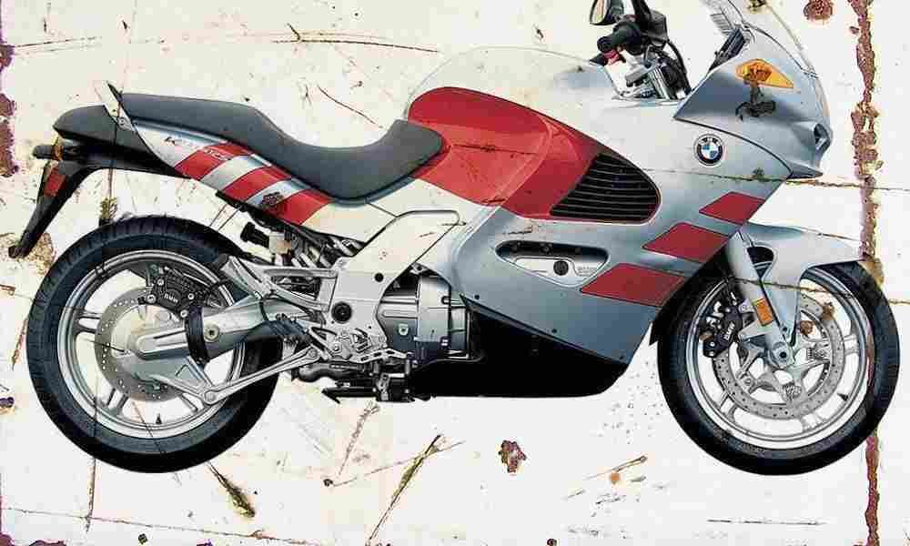 BMW K1200RS 2003 Aged Vintage A4 Photo Print