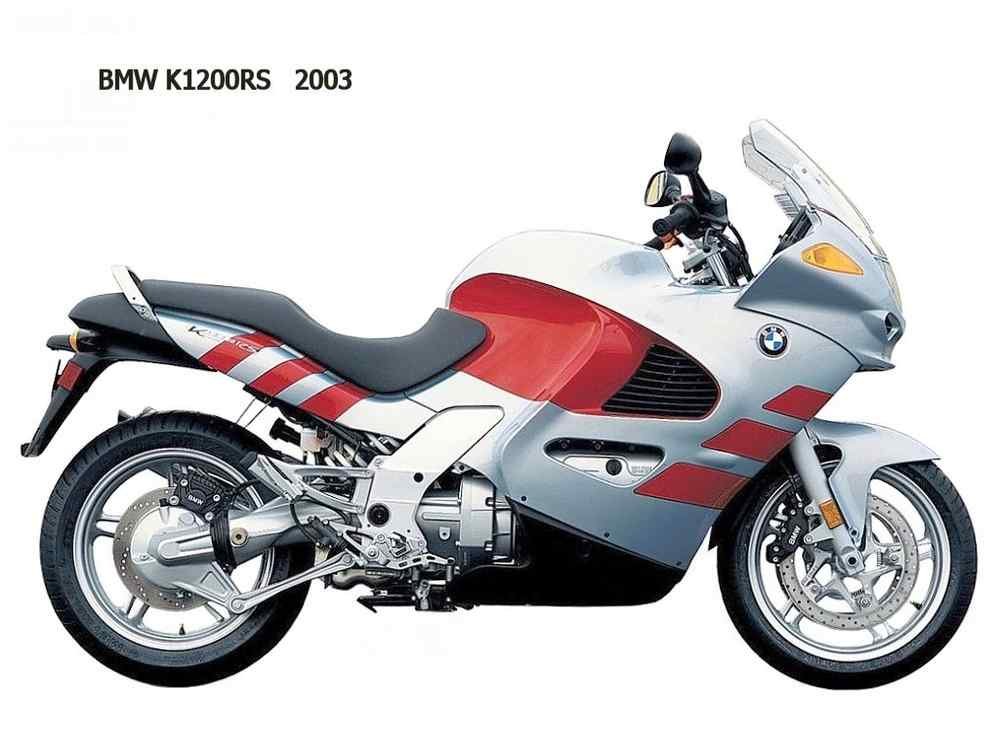 BMW K1200RS 2003 motorbike A4 Photo Print
