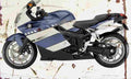BMW K1200S 2004 Aged Vintage A4 Photo Print