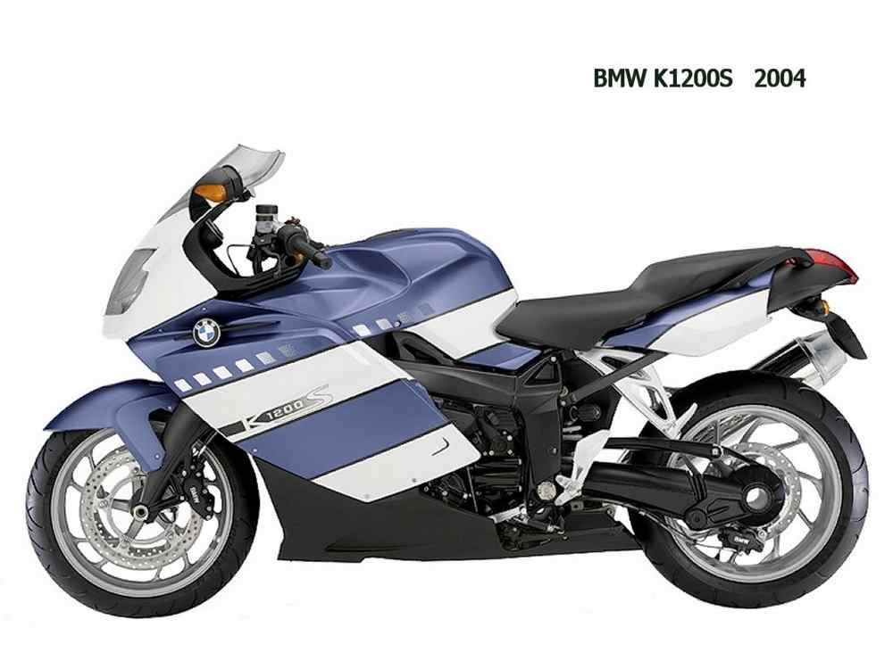 BMW K1200S 2004 motorbike A4 Photo Print