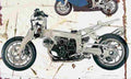 BMW K1200S naked 2004 Aged Vintage A4 Photo Print
