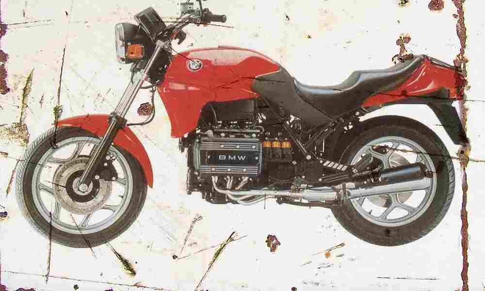 BMW K75 1992 Aged Vintage A4 Photo Print
