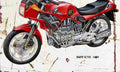 BMW K75S 1989 ghosted Aged Vintage A4 Photo Print