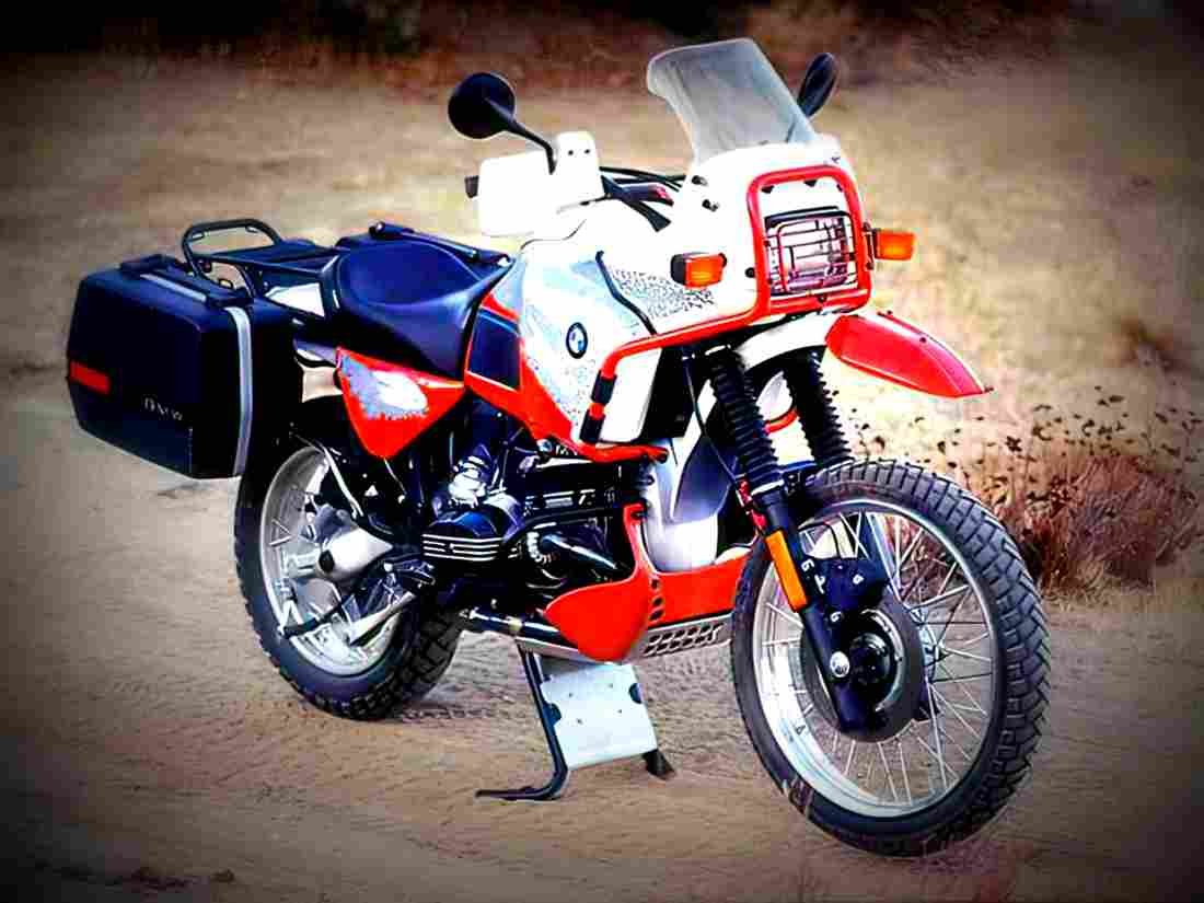 BMW R 100 1980 1 motorbike A4 Photo Print