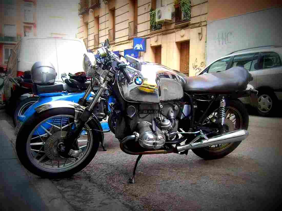 BMW R 100 1980 2 motorbike A4 Photo Print
