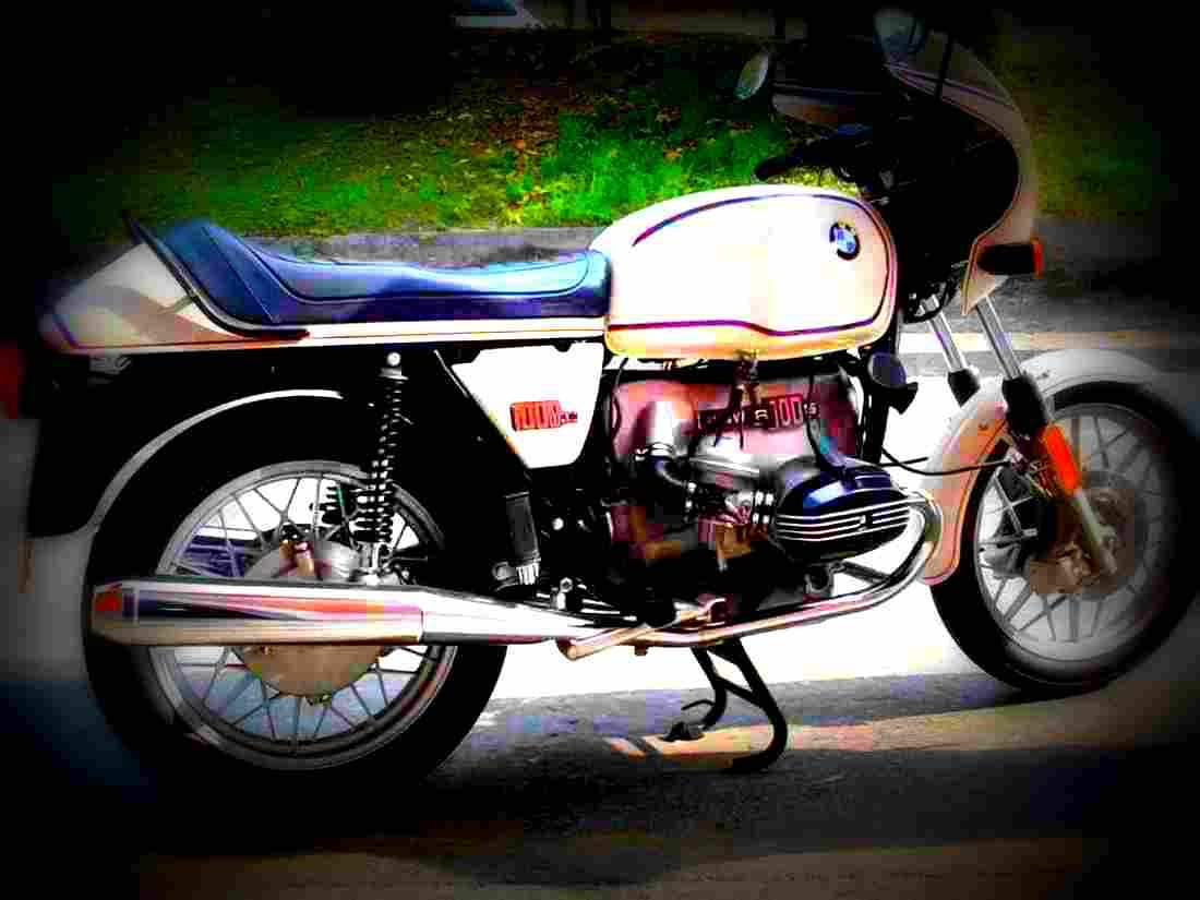 BMW R 100 1980 6 motorbike A4 Photo Print