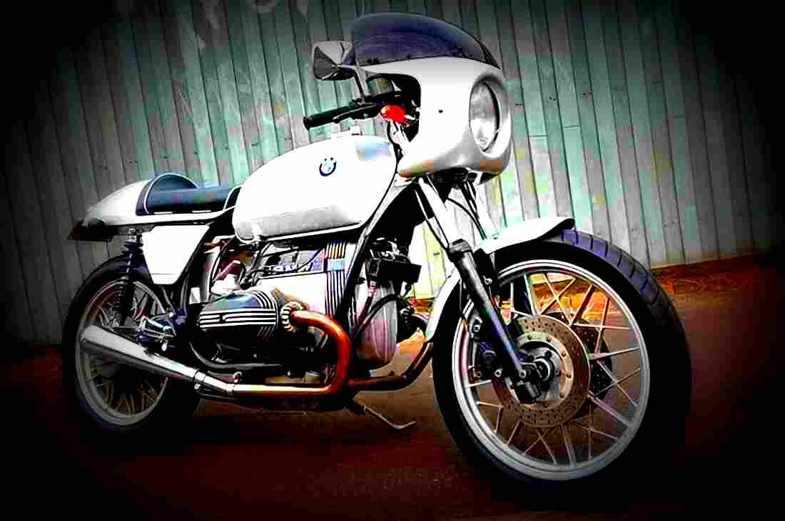BMW R 100 1981 6 motorbike A4 Photo Print
