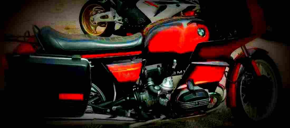 BMW R 100 1982 1 640x284 motorbike A4 Photo Print