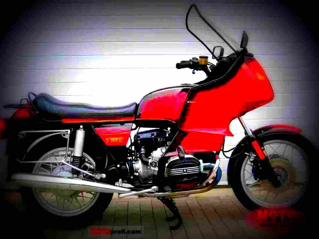 BMW R 100 1982 2 motorbike A4 Photo Print