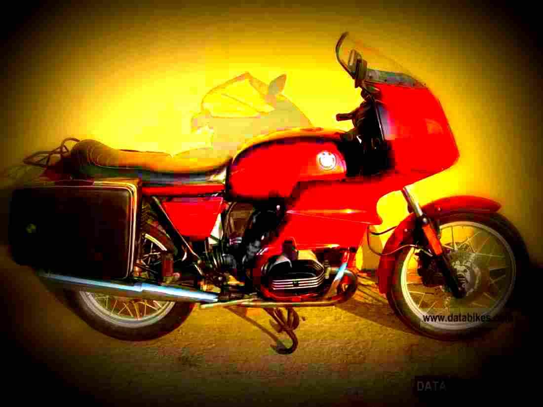 BMW R 100 1982 3 motorbike A4 Photo Print
