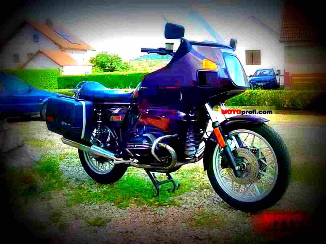 BMW R 100 1983 5 motorbike A4 Photo Print