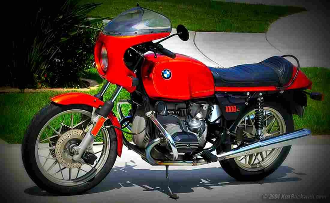 BMW R 100 CS 1980 5 motorbike A4 Photo Print