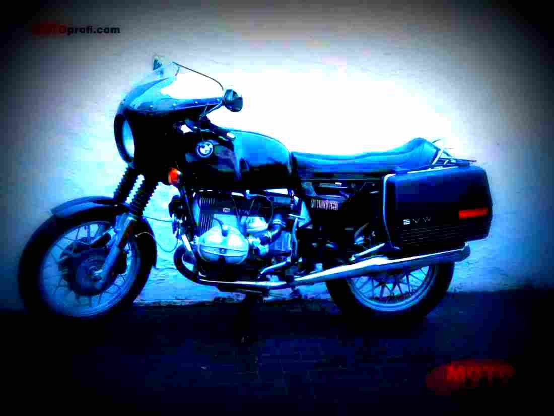 BMW R 100 CS 1981 1 motorbike A4 Photo Print